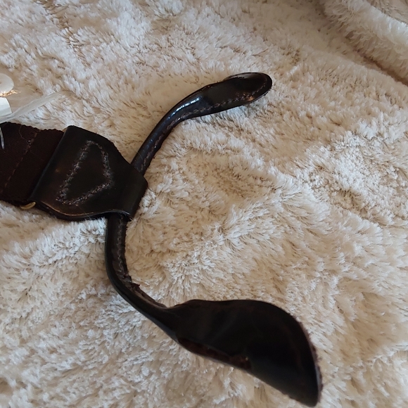 🌺 NWT Mens Tan Silk Braces/Suspenders - Picture 7 of 8